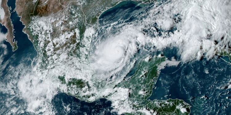 Hurricane Milton churns over the Gulf of Mexico on October 6, 2024 in an image courtesy of NOAA and RAMMB. ©AFP