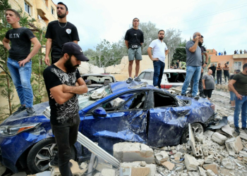 One deadly Israeli air strike targeted an apartment building in Barja, south of Beirut. ©AFP