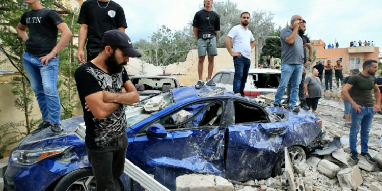 One deadly Israeli air strike targeted an apartment building in Barja, south of Beirut. ©AFP