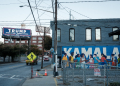 Final push -- A mural for Kamala Harris and a billboard for Donald Trump in Atlanta, Georgia / ©AFP