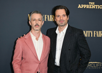 Jeremy Strong (L) and Sebastian Stan star in 'The Apprentice' an explosive biopic of Donald Trump that hits theatres in the final weeks of his 2024 US presidential race against Kamala Harris / ©AFP