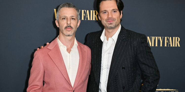 Jeremy Strong (L) and Sebastian Stan star in 'The Apprentice' an explosive biopic of Donald Trump that hits theatres in the final weeks of his 2024 US presidential race against Kamala Harris / ©AFP