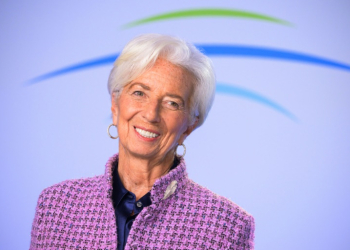 European Central Bank (ECB) President Christine Lagarde said the ECB was focused on supporting the euro. ©AFP