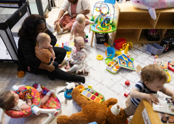 High costs for childcare have left many US families financially squeezed -- but political solutions have been lacking, advocates say / ©AFP