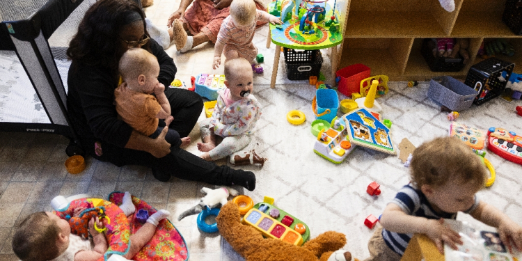 High costs for childcare have left many US families financially squeezed -- but political solutions have been lacking, advocates say / ©AFP