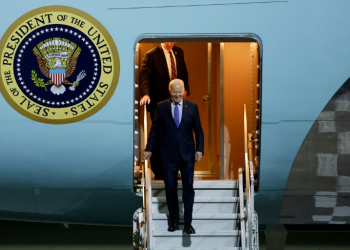 US President Joe Biden arrives in Berlin for a farewell visit to Germany and talks with European leaders . ©AFP