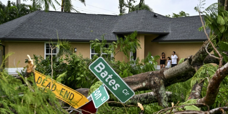 False accusations of the US government waging 'weather warfare' spread in the run-up to Hurricane Milton slamming into Florida, fueling a spate of tornadoes. ©AFP