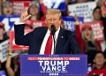 Republican US presidential candidate Donald Trump addressed a rally in Reading, Pennsylvania, a critical battleground state that he has visited multiple times during the 2024 campaign / ©AFP