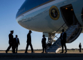 US President Joe Biden boards Air Force One at Joint Base Andrews, heading to Berlin / ©AFP