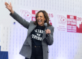 US Vice President and Democratic presidential candidate Kamala Harris speaks at a campaign rally at Western International High School in Detroit, Michigan on October 19, 2024 / ©AFP