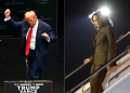 Researchers analyzed accounts that shared posts favoring Republican candidate Donald Trump, while targeting Democratic nominee Kamala Harris / ©AFP