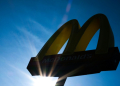 The McDonald's logo is pictured in front of a store in Dearborn, Michigan on October 17, 2024. ©AFP