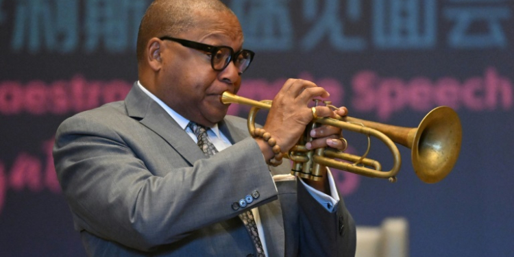 Wynton Marsalis is in Beijing this week to kick off a series of performances in the country. ©AFP