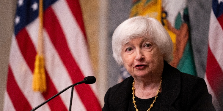 US Treasury Secretary Janet Yellen says a loan package is being finalized for Ukraine / ©AFP