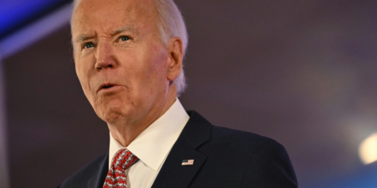 President Joe Biden postponed his Angola trip because of Hurricane Milton. ©AFP