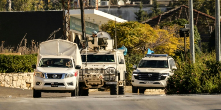 The United Nations peacekeeping mission UNIFIL says it has come under repeated fire in the Israel-Hezbollah war. ©AFP