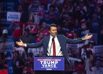 Conservative activist Charlie Kirk has Donald Trump's ear -- as well as the attention of right-leaning American youths / ©AFP