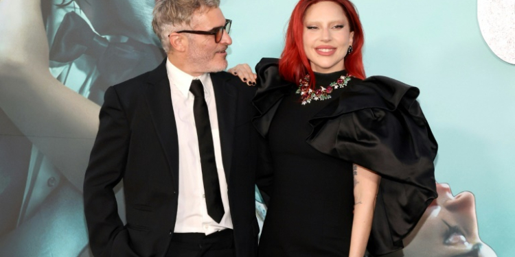 Joaquin Phoenix and Lady Gaga attend the Los Angeles premiere of Warner Bros.' 'Joker: Folie a Deux' on September 30, 2024 . ©AFP