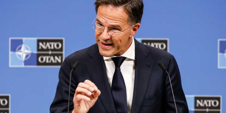 NATO Secretary General Mark Rutte said allies were discussing a Ukrainian 'victory plan' calling for ramped-up Western backing including an invitation to join the alliance. ©AFP