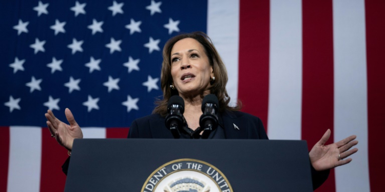 US Vice President Kamala Harris said in a 60 Minutes interview that she owned a Glock handgun. ©AFP