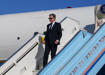 US Secretary of State Antony Blinken lands in Israel on his 11th visit to the Middle East since the Gaza war began last year / ©AFP