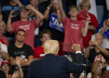 Trump's campaign schedule includes a rally at Georgia Tech University on October 28, 2024 / ©AFP