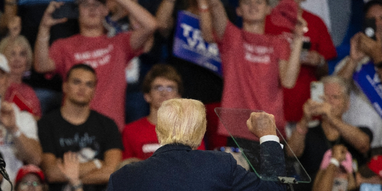 Trump's campaign schedule includes a rally at Georgia Tech University on October 28, 2024 / ©AFP