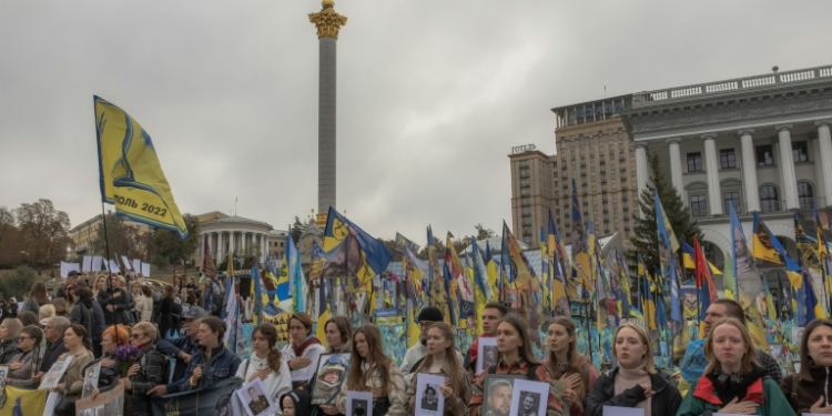 Ukraine is marking its third veteran's day since Russia's invasion. ©AFP