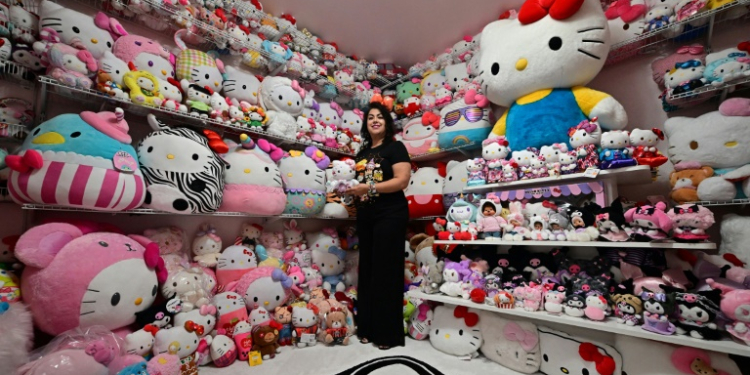 Hello Kitty marks its 50th anniversary on November 1, adorning everything from handbags to rice cookers and raking in millions of dollars for the Japanese creators Sanrio. ©AFP