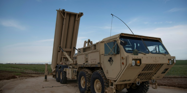 The deployment of the Terminal High Altitude Area Defense (THAAD) system comes as Israel prepares to hit back against Iran for a major ballistic missile attack. ©AFP