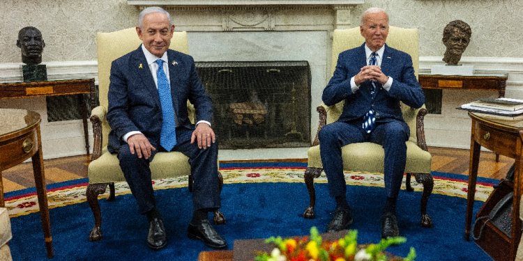 US President Joe Biden has set a clear red line for Israeli Prime Minister Benjamin Netanyahu on how to respond to Iran / ©AFP