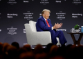 Republican presidential candidate Donald Trump pushed back at arguments that tariffs would hike costs for consumers / ©AFP