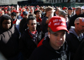 Supporters of Donald Trump arrive for a campaign rally at Madison Square Garden in New York / ©AFP