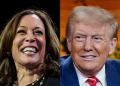 Kamala Harris said America is ready to move on from Donald Trump  / ©AFP