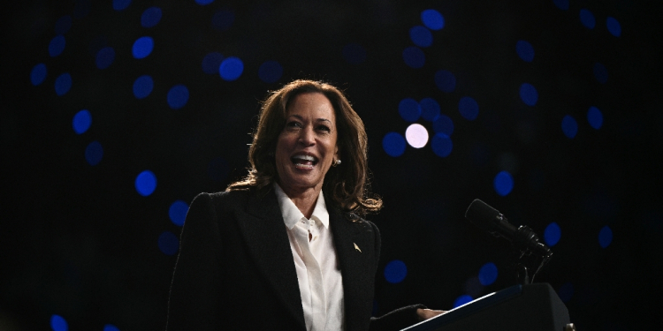 US Vice President and Democratic presidential candidate Kamala Harris turns 60 on October 20 / ©AFP