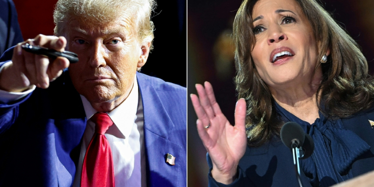 Republican candidate Donald Trump and Democratic Vice President Kamala Harris are vying for one of the world's most powerful jobs / ©AFP