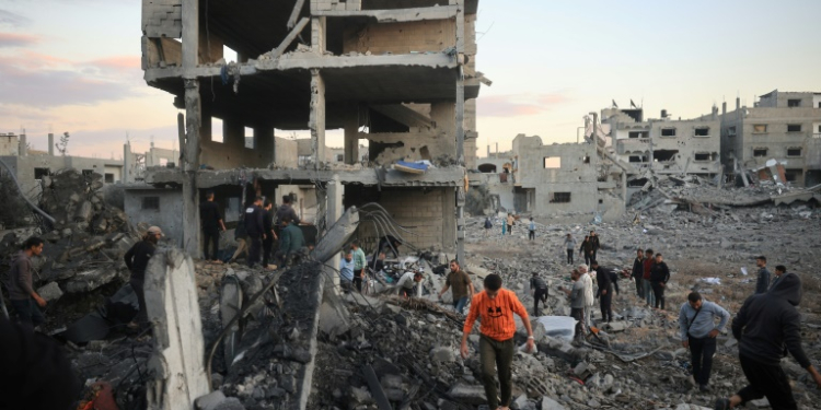 Tens of thousands of people have died in Gaza after Israel's offensive began in October 2023. ©AFP