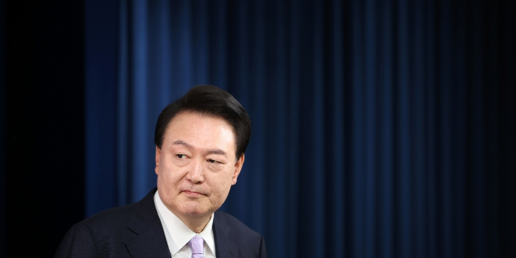 President Yoon Suk Yeol said South Korea is not ruling out providing weapons directly to Ukraine, signalling a possible shift in Seoul's stance / ©AFP