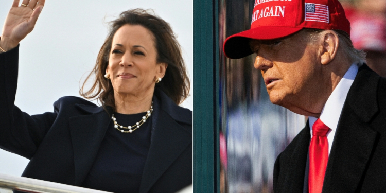 US Vice President Kamala Harris and ex-president Donald Trump are deadlocked in the 2024 White House race, raising tensions -- and concerns about election security  / ©AFP