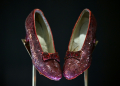 Judy Garland's ruby slippers from 'The Wizard of Oz' could fetch $3 million at auction next month. ©AFP