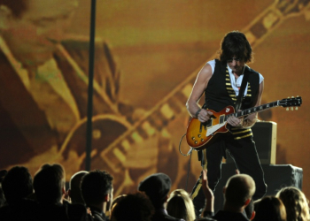 Jeff Beck's guitars are to be auctioned at Christie's in London in January. ©AFP