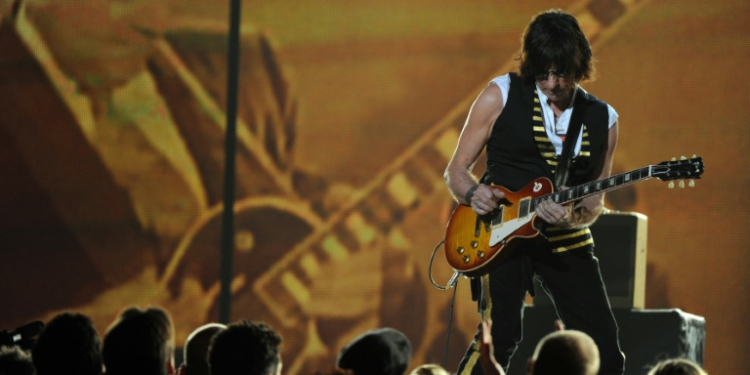 Jeff Beck's guitars are to be auctioned at Christie's in London in January. ©AFP