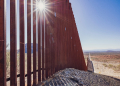 Part of the border wall built under Donald Trump's administration is seen at the US-Medican border east of Douglas, Arizona / ©AFP