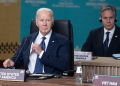 US President Joe Biden (L) and Secretary of State Antony Blinken at the Asia-Pacific Economic Cooperation (APEC) summit in Lima  / ©AFP