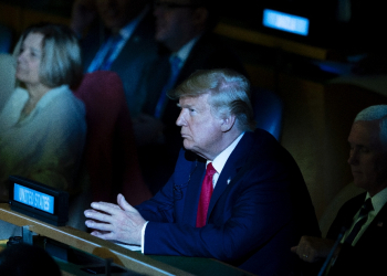 Then-president Donald Trump attends the 2019 UN Climate Action Summit in New York / ©AFP