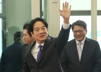 Taiwan President Lai Ching-te departed Saturday for a stopover on US soil as part of a week-long tour of the Pacific. ©AFP