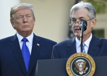 Donald Trump first nominated Jerome Powell to run the Fed / ©AFP