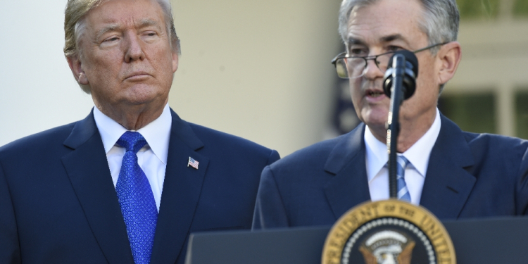 Donald Trump first nominated Jerome Powell to run the Fed / ©AFP