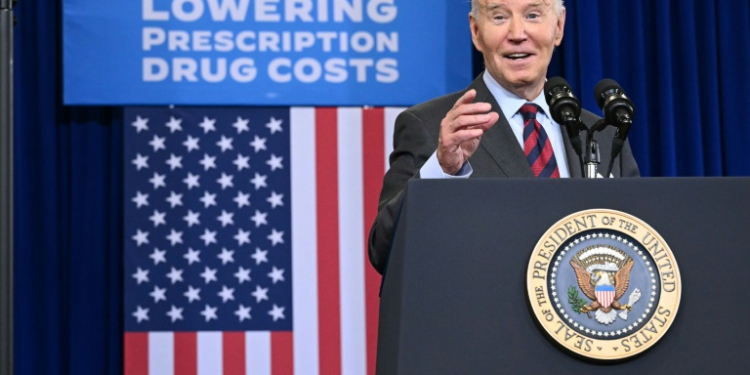 President Joe Biden has led efforts to cut the cost of prescription drugs for Americans . ©AFP