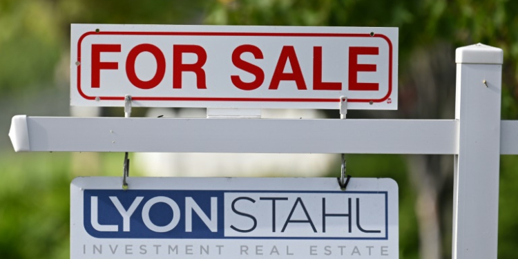 US existing home sales rose 2.9 percent from a year ago, the first year-on-year increase since July 2021, said the National Association of Realtors. ©AFP